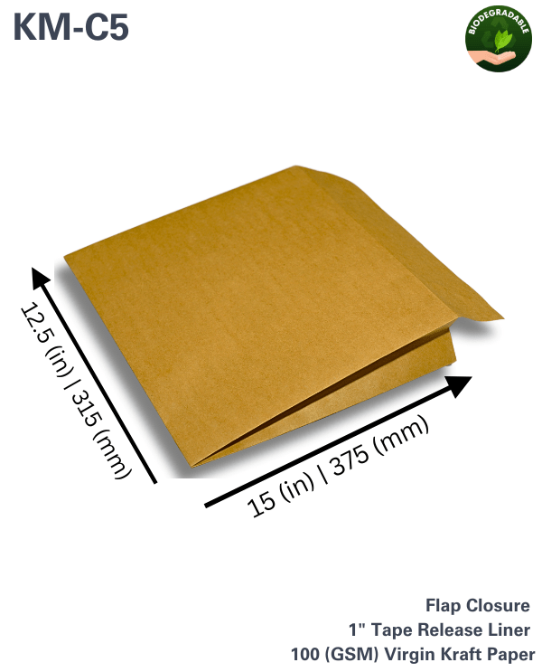 KM C5 purivana Kraft mailers V Gusseted Paper Mailers Courier Bags packb biodegradable packaging purivana Kraft mailers Bottom Gusseted Paper Mailers Courier Bags packb biodegradable packaging 1